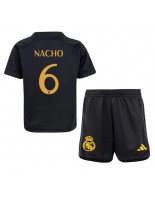 Real Madrid Nacho #6 Alternativní dres pro děti 2023-24 Krátký Rukáv (+ trenýrky)